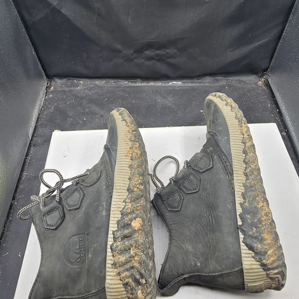 Sorel Men's‎ Black Lace-Up Rain Boots